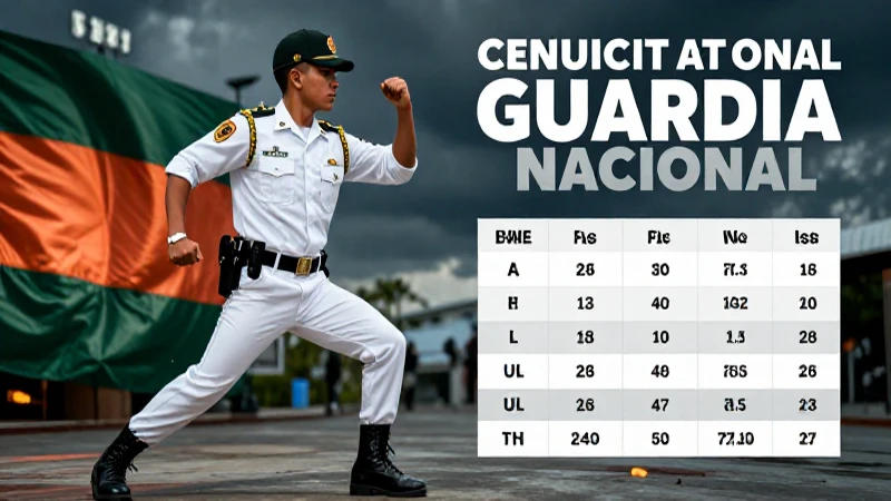Requisitos y fechas para la Guardia Nacional