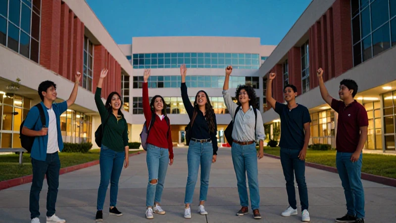 Estudiantes mexicanos celebran una oportunidad académica