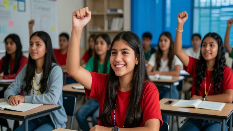 Estudiantes mexicanos diversos, éxito académico