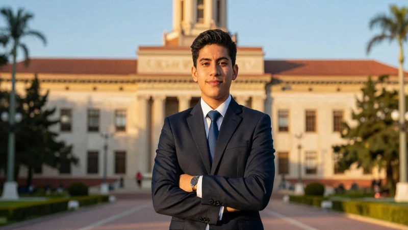 Cuál es el costo de la mensualidad en Harvard University 71 Joven estudiante mexicano en campus dorado