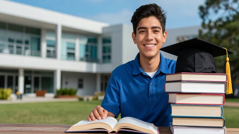 Estudiante mexicano exitoso en la universidad