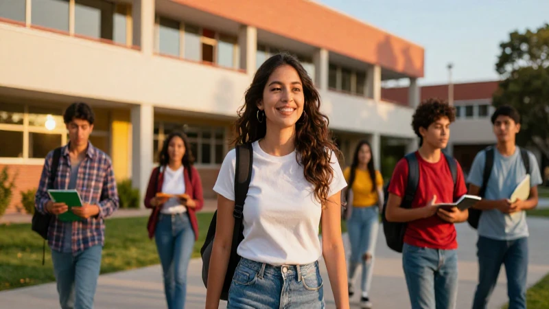 Estudiante mexicano triunfa en campus vibrante