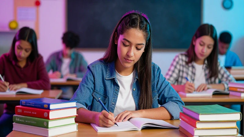 Estudiante mexicano enfocado estudiando con gran estilo
