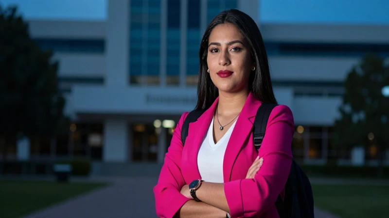Estudiante mexicana triunfa en campus moderno