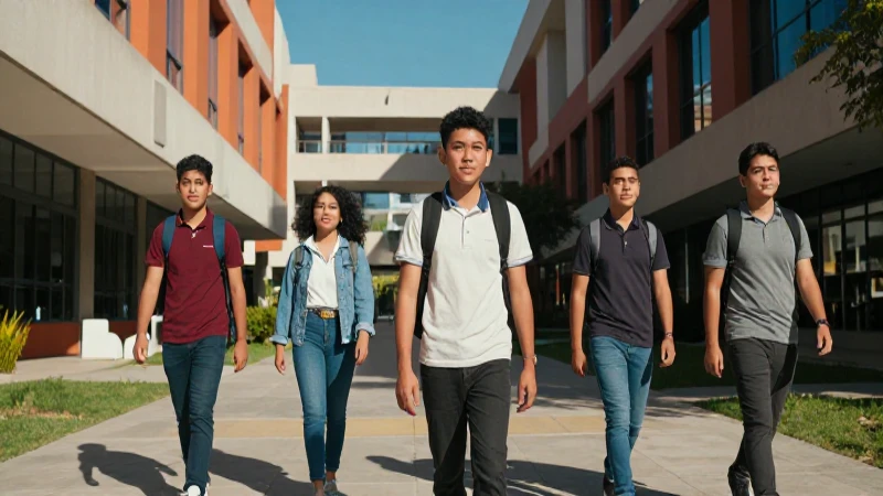Cuánto cuesta estudiar una licenciatura en la UNID 104 Estudiantes mexicanos caminan por un campus moderno y soleado