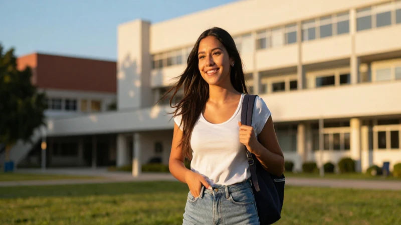 Cuáles son los costos de matrícula en la Universidad CNCI 2 Estudiante mexicana exitosa en campus moderno