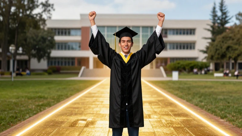 Joven mexicano triunfa con excelencia académica