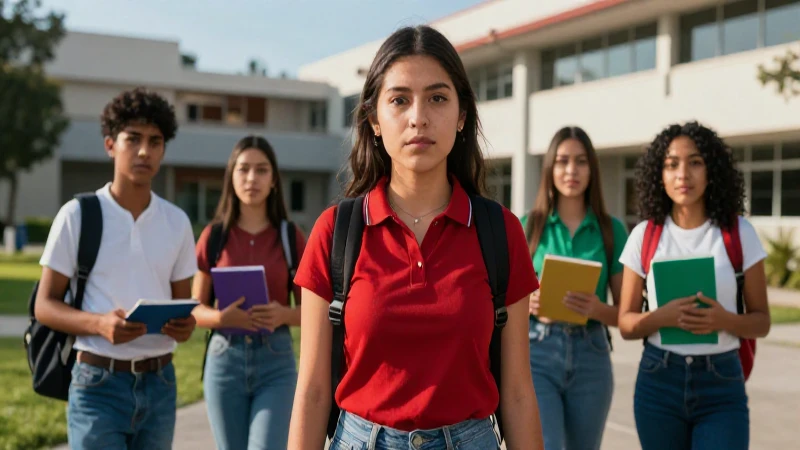 Estudiante mexicano: oportunidad en campus moderno