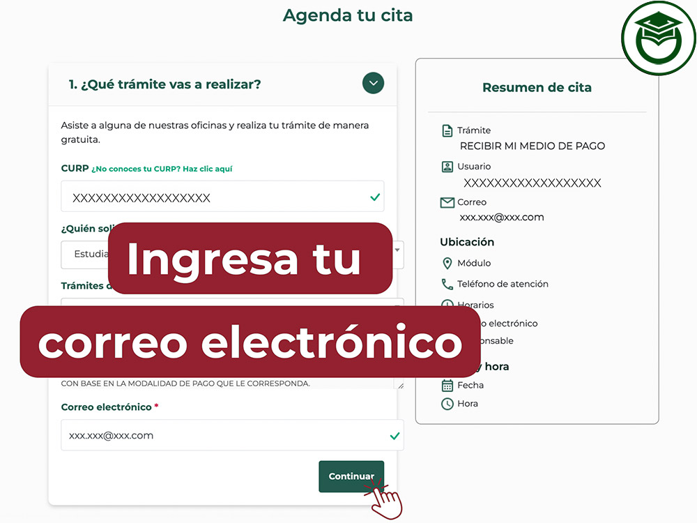 cual es el numero de telefono para obtener citas de la beca benito juarez