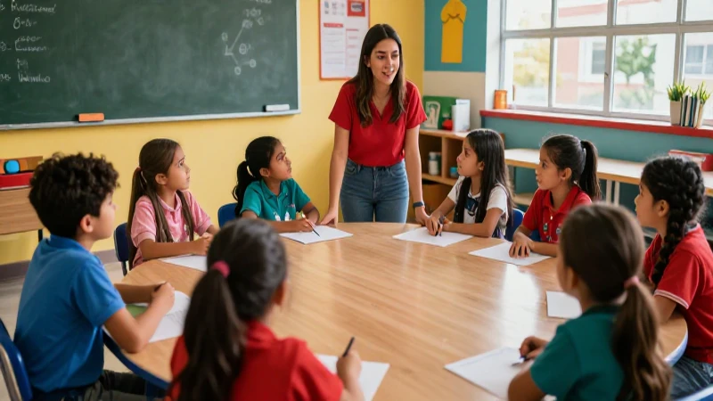 Tamaño ideal de grupos escolares