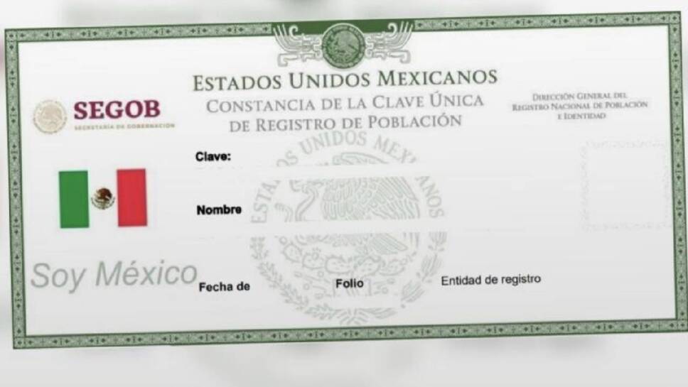 cual es el proceso para obtener mi curp por primera vez