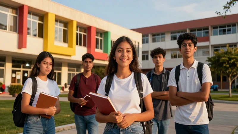 Jóvenes mexicanos logran éxito en un vibrante campus moderno