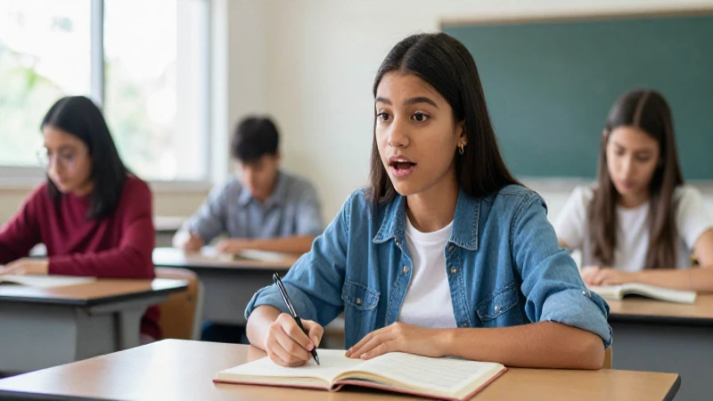 Estudiante mexicano estudia en un aula universitaria vibrante