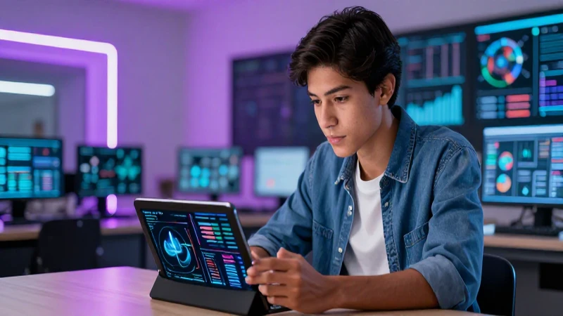 Joven estudiante diseña visualizaciones de datos