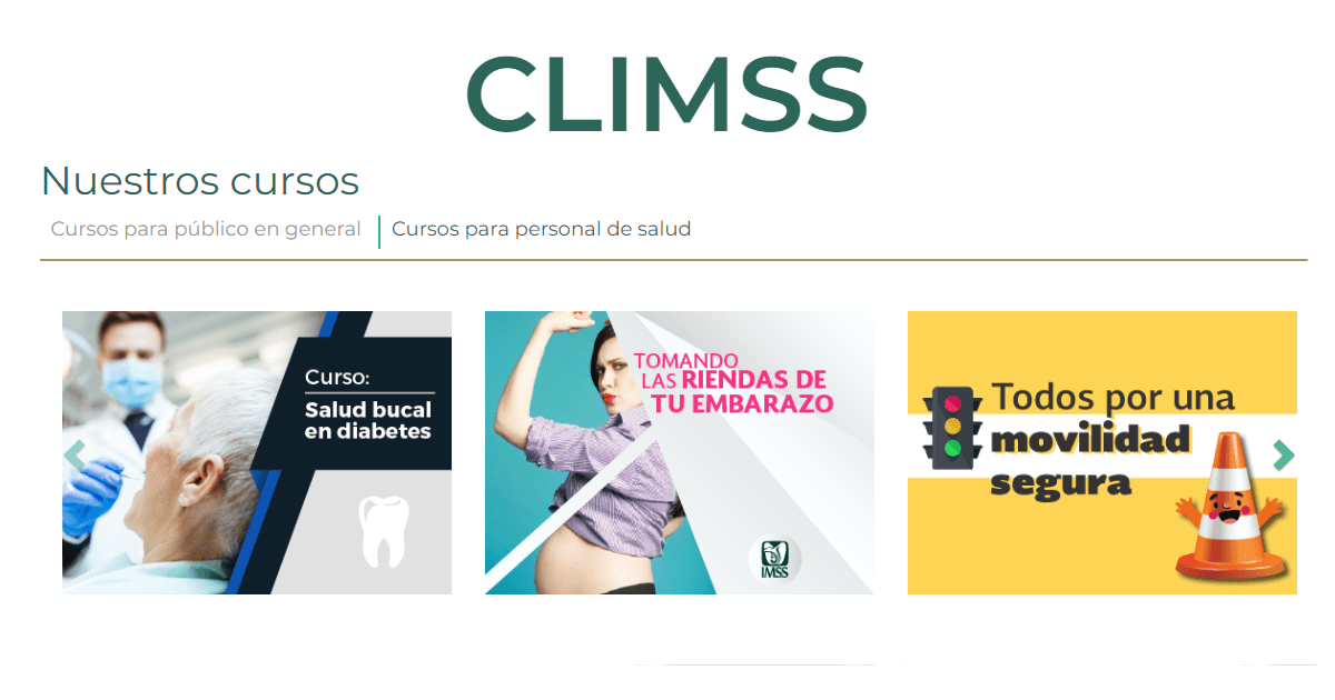 cuales son los cursos en linea disponibles en el imss