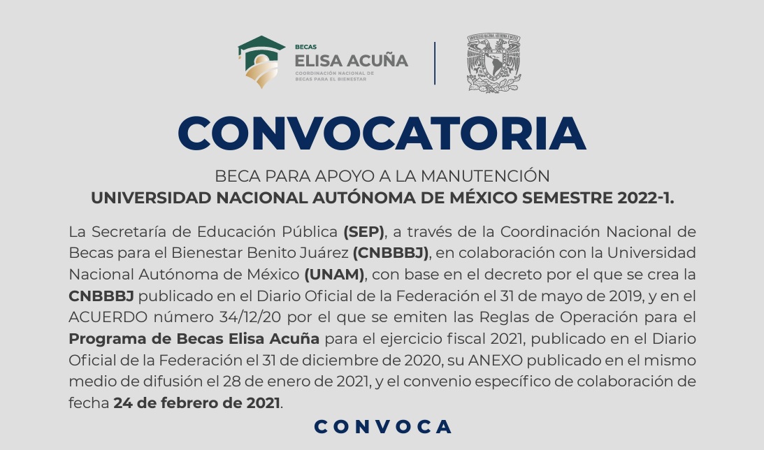 cuales son los requisitos para obtener una beca de licenciatura en la unam