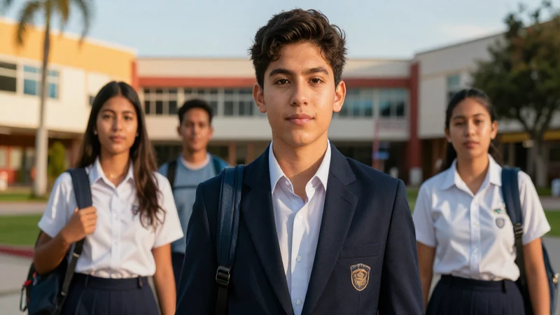 Retrato cinematográfico de joven mexicano