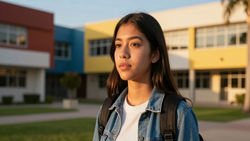Joven mexicana mira el futuro con confianza