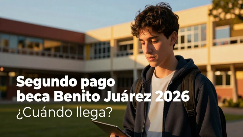 Guía para el segundo pago Beca Benito Juárez 2026