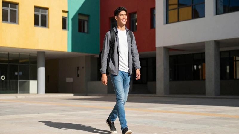 Estudiante mexicano triunfa en campus moderno