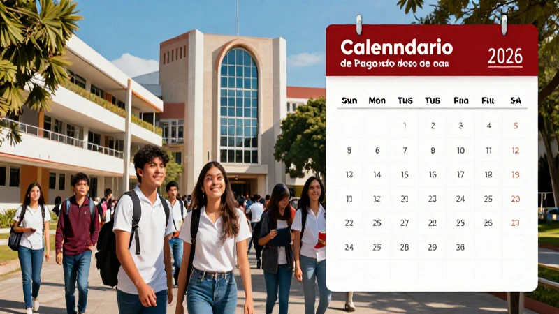 Calendario de pagos 2026 de becas Benito Juárez