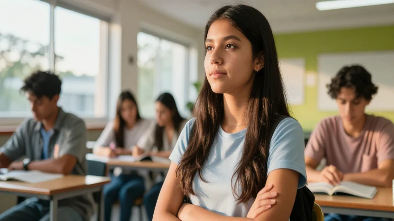 Estudiante mexicano mira su futuro brillante