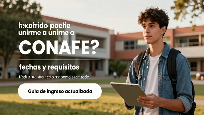 Conoce fechas y requisitos para ingresar a CONAFE