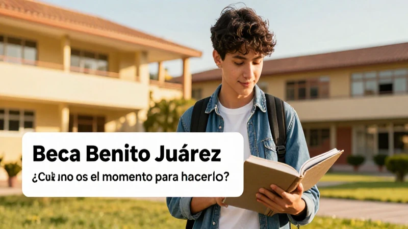 Registro Beca Benito Juárez 2026 para tu hijo