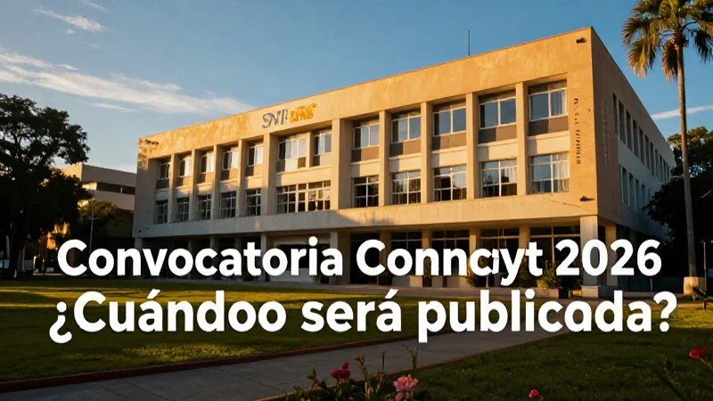 ¿Cuándo se publicará la convocatoria SNI 2026?