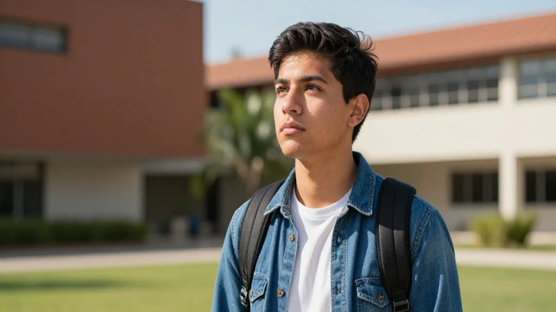 Estudiante mexicano con futuro brillante