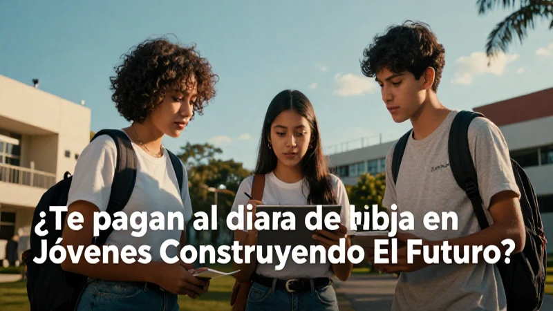 ¿Te pagan al darte de baja de Jóvenes Construyendo el Futuro?