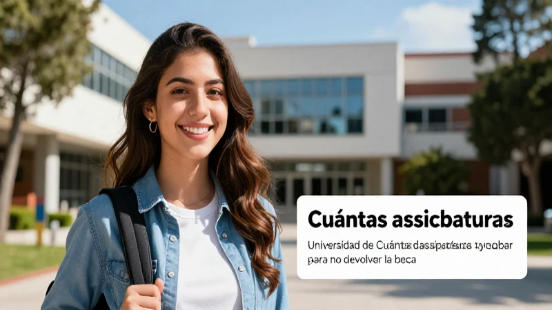 Estudiante asegura su beca universitaria