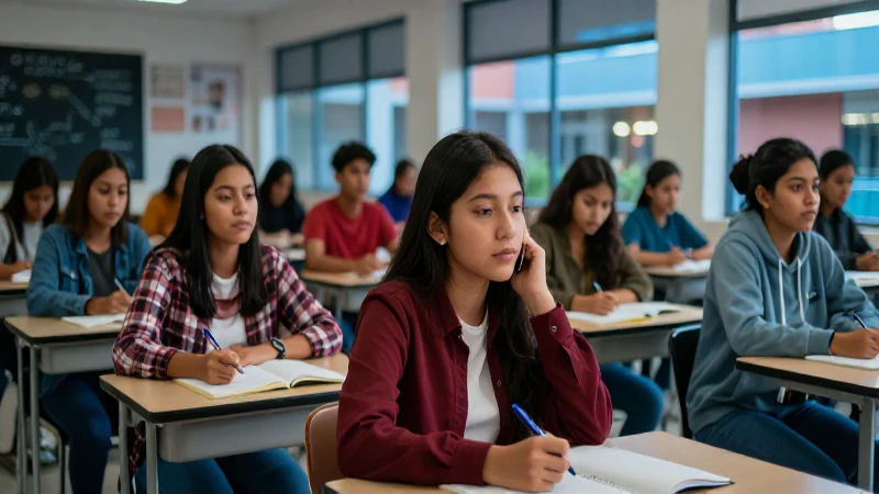 Estudiantes mexicanos exitosos en campus universitario
