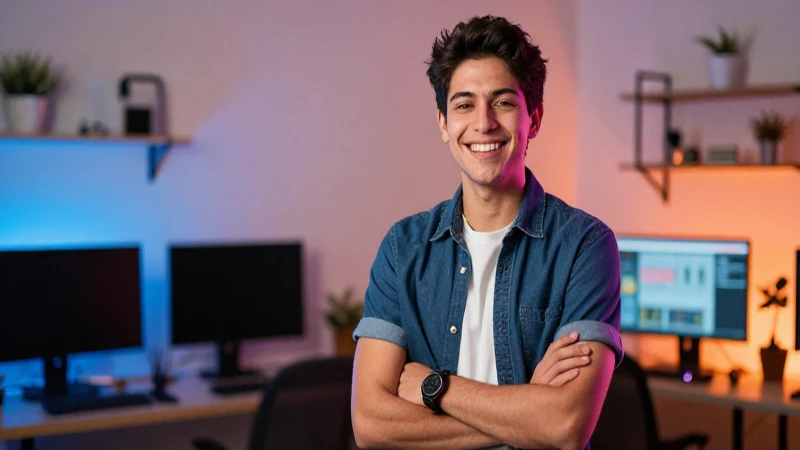 Estudiante mexicano moderno, dinámico y vibrante