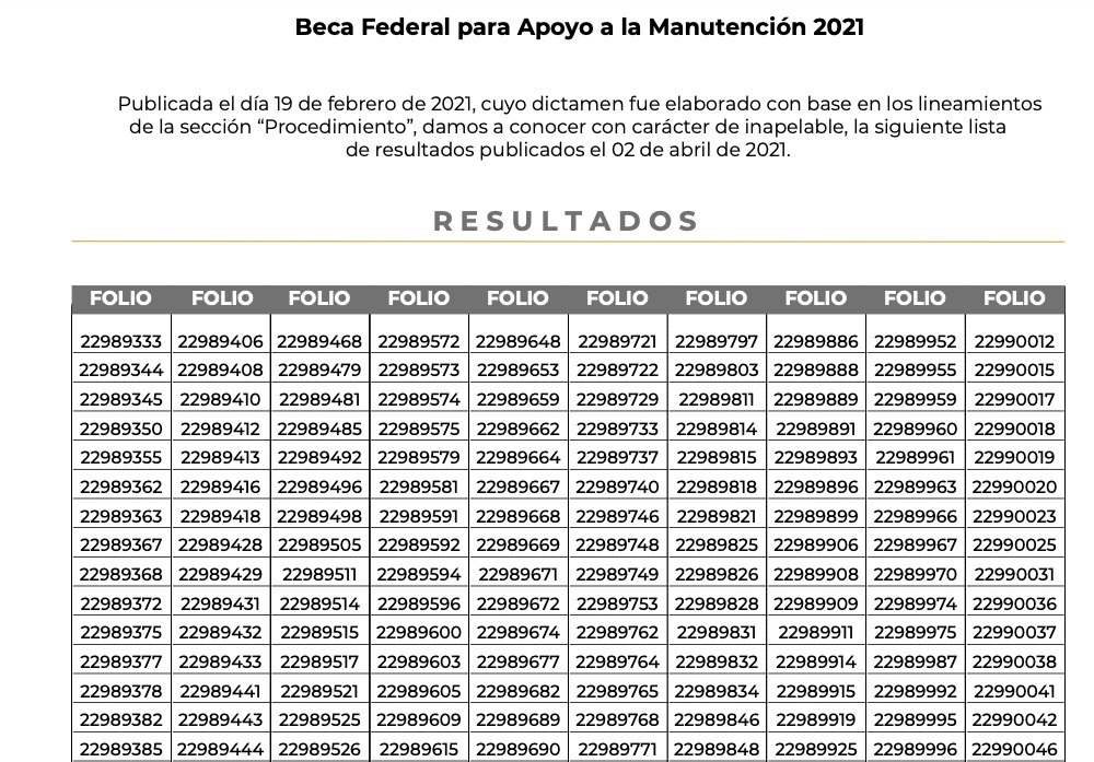 cuanto dinero se otorga en la beca elisa acuna