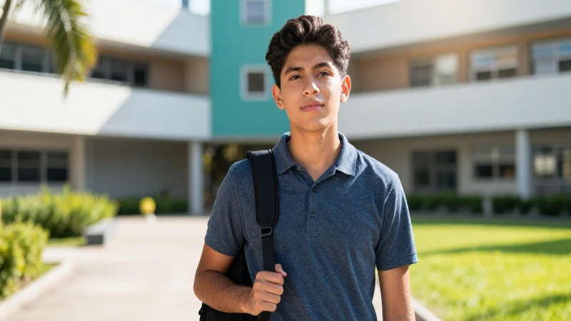 Joven mexicana universitaria con oportunidad brillante