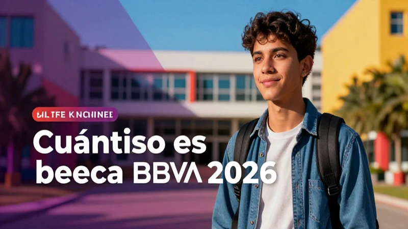 Obtén la beca BBVA 2026