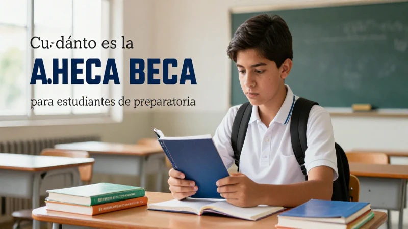 Beca AMLO: monto para preparatoria