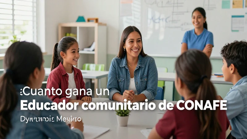 Salario del educador comunitario CONAFE