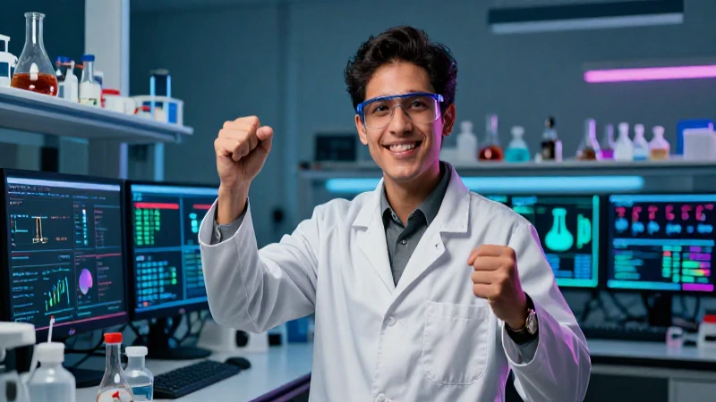 Investigador mexicano dinámico, visuales científicas impactantes