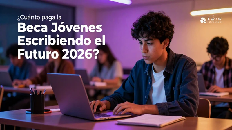 ¿Cuánto paga la Beca Jóvenes Escribiendo el Futuro 2026? 38 Beca 2026: monto y duración