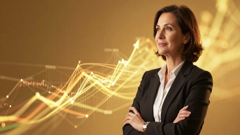 Profesional con optimismo financiero