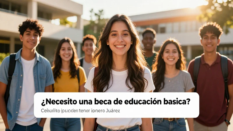 Consulta opciones de becas Benito Juárez disponibles