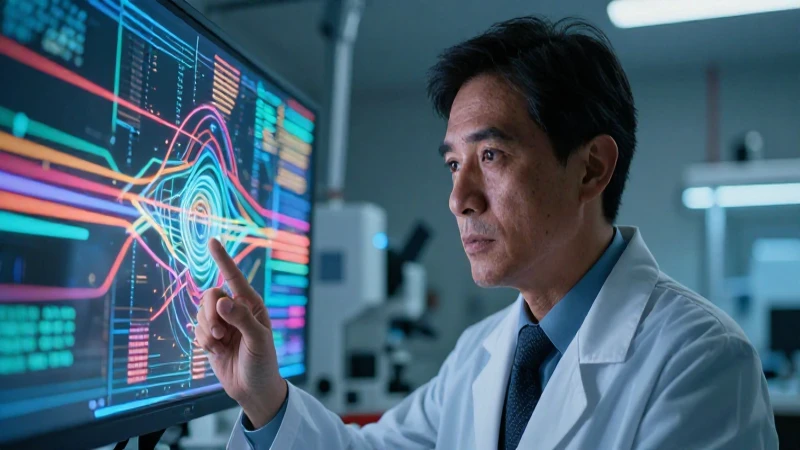 Investigador mexicano en laboratorio de alta tecnología