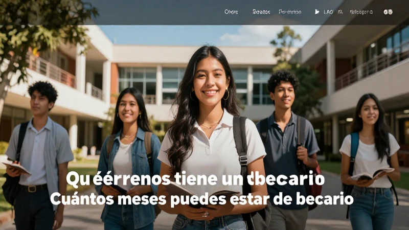 Portada atractiva de estudiante mexicano universitario