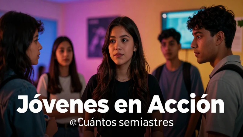 ¿Cuántos semestres cubre Jóvenes en Acción?