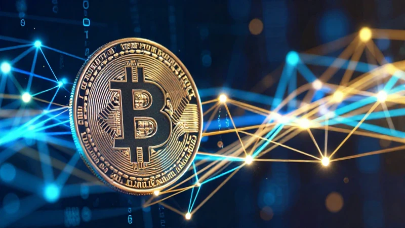 Red digital de datos, futurista y vibrante