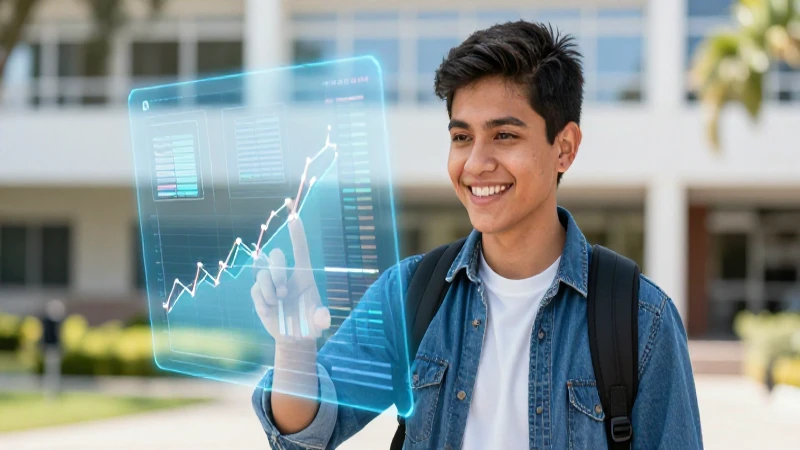 Estudiante universitario mexicano y éxito digital