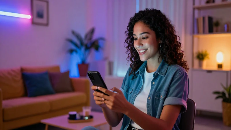 Joven estudiante mexicano con conocimiento digital vibrante