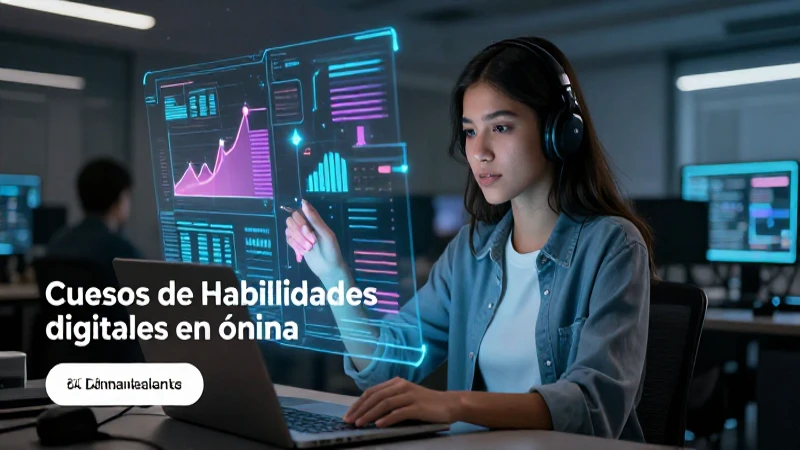 Encuentra cursos de habilidades digitales en línea